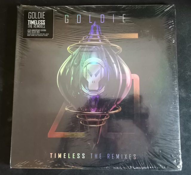 Actual copy: Goldie — Goldie ‎– Timeless (25th Anniversary Edition) (The Remixes)